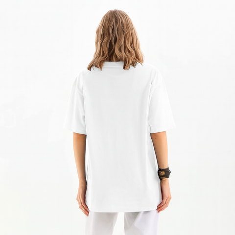 Beyaz Kadın Basic T-shirt