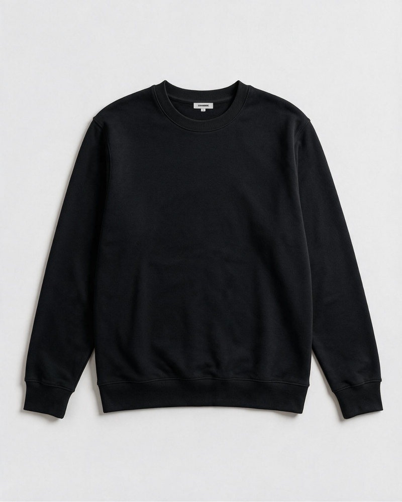 Siyah Basic Sweatshirt