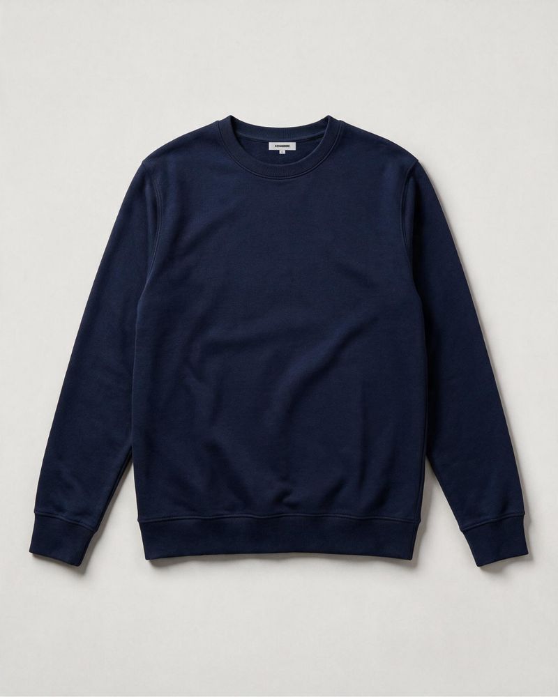 Lacivert Basic Sweatshirt