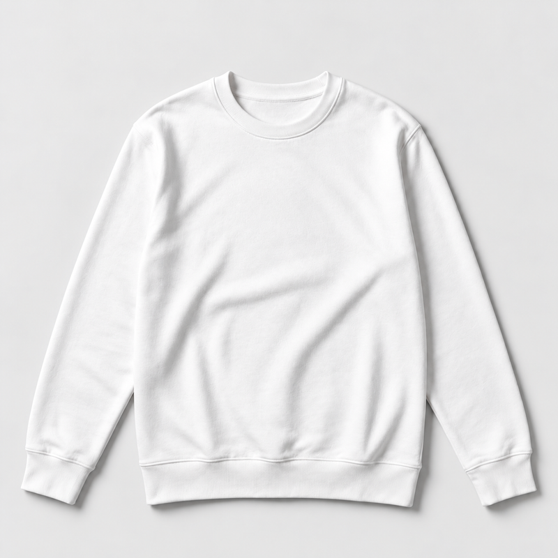Beyaz Basic Sweatshirt