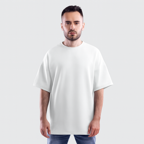 Erkek Beyaz Basic T-shirt